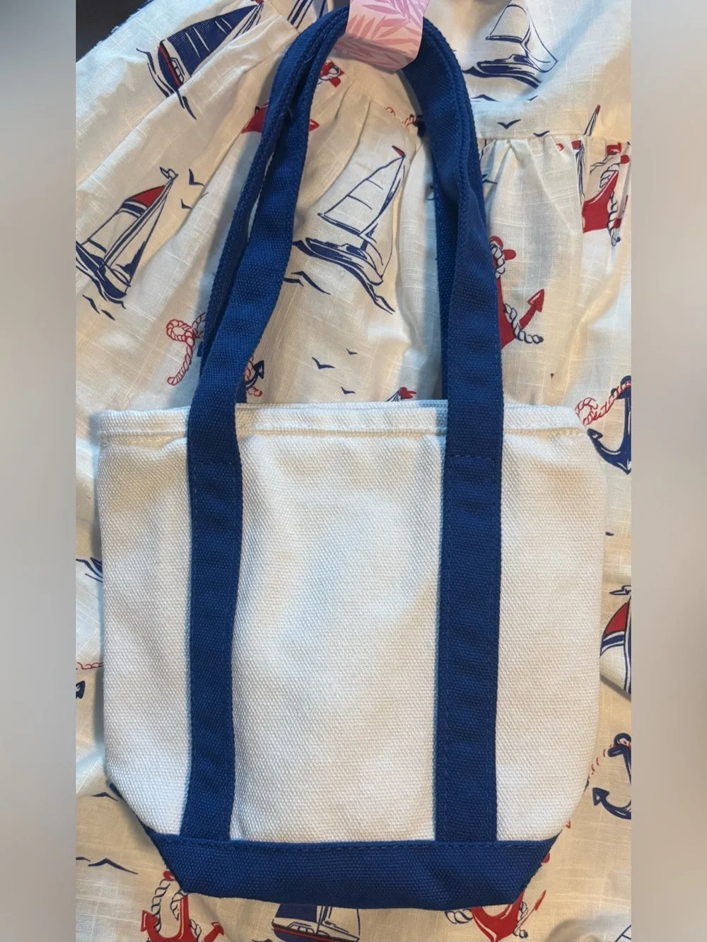 NWT Tommy Bahama Girls Nautical Summer Dress with Tote